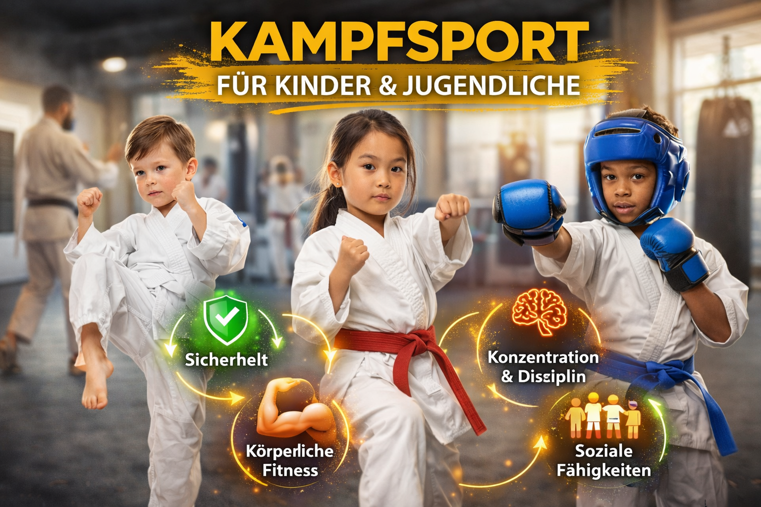 Martial arts for children and teenagers